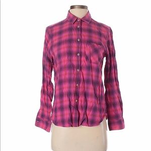 Mossimo pink plaid shirt cotton